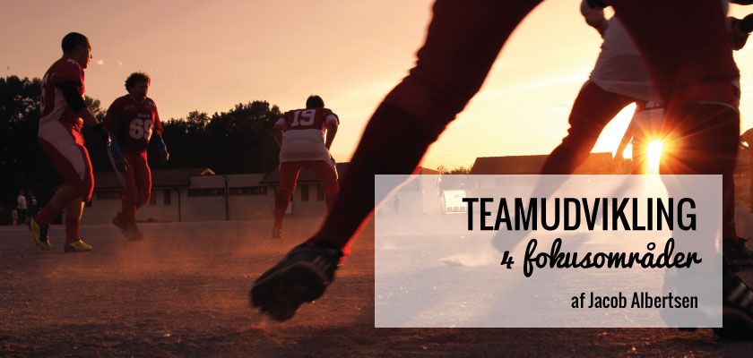 Teamudvikling - 4 fokusområder